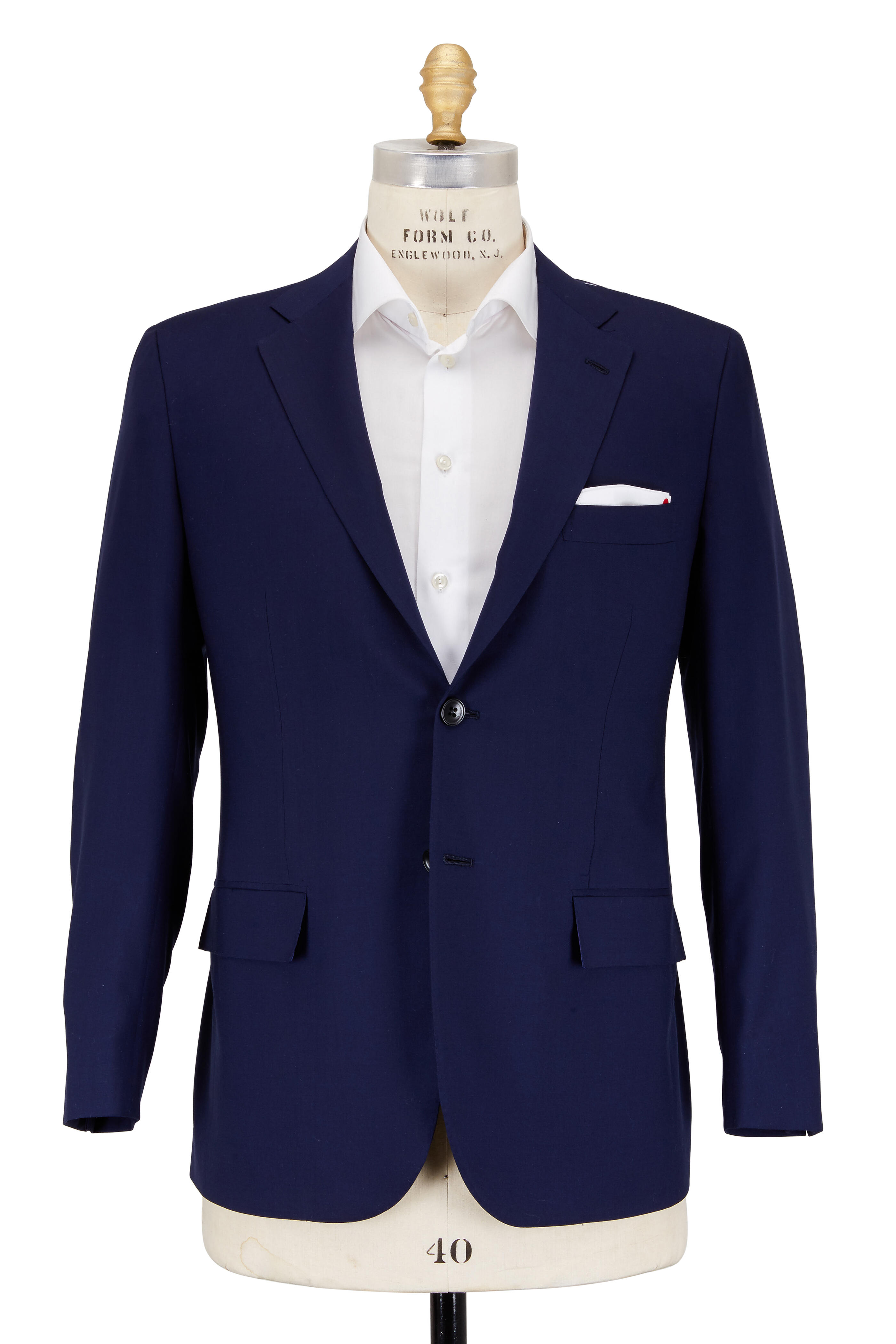 Kiton - Navy Blue Cashmere Sportcoat | Mitchell Stores
