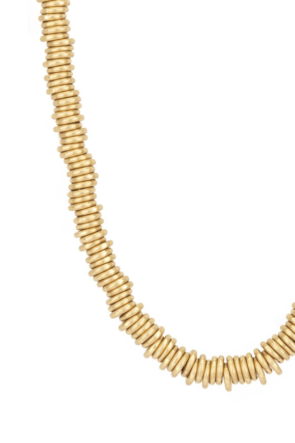 Sutra 18k Yellow Gold Handmade Necklace - view 2