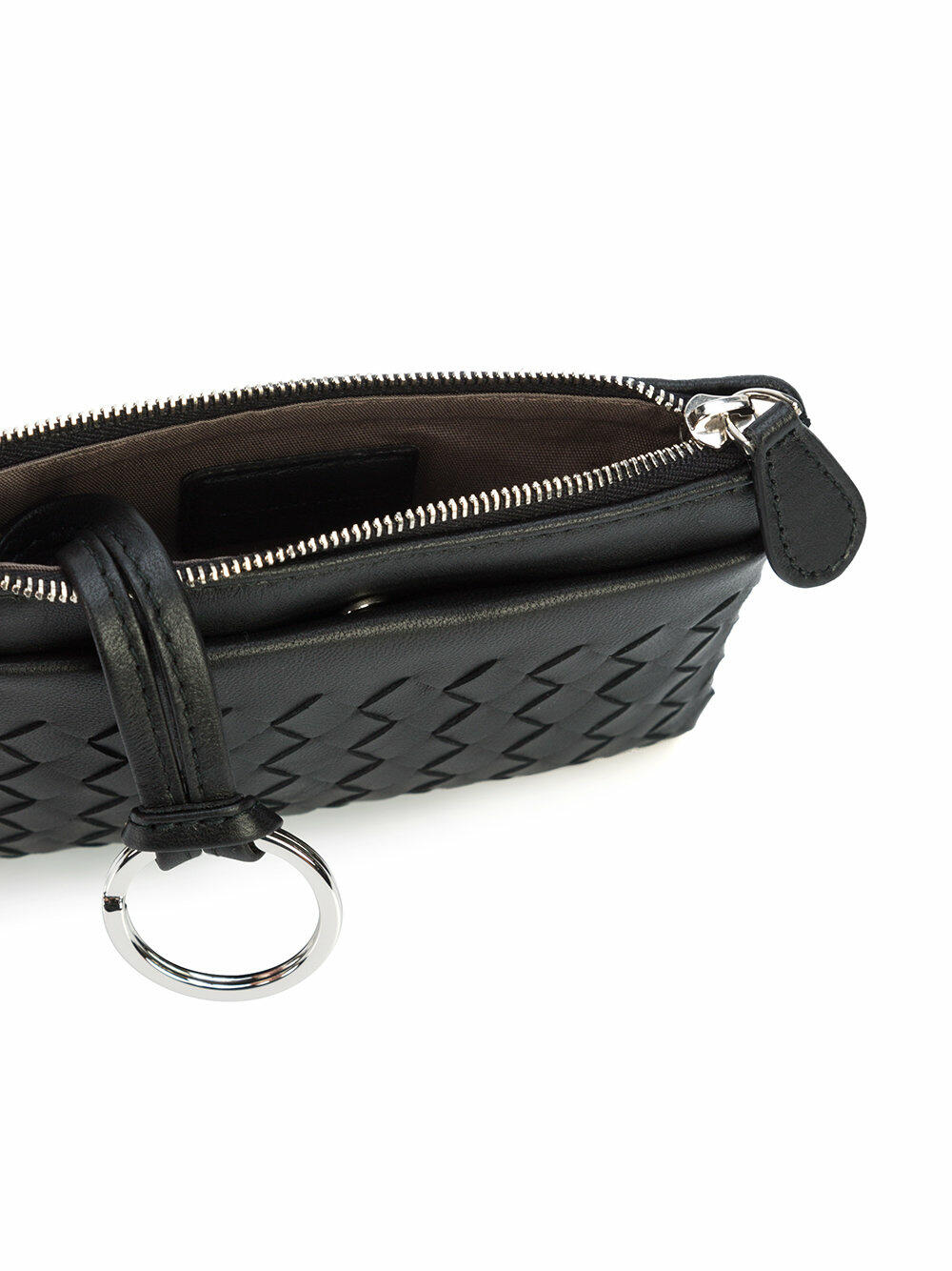 Bottega Veneta - Black Intrecciato Leather Card Case