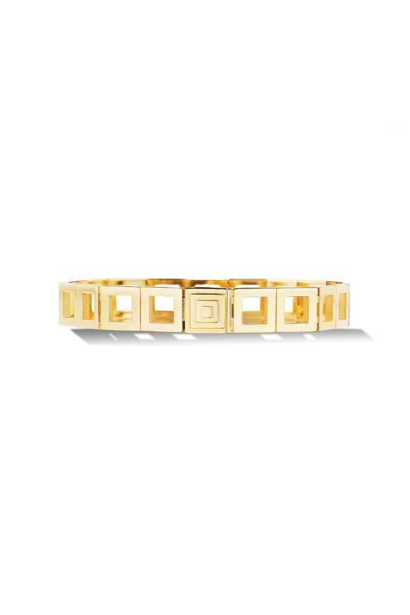 Cadar 18k Yellow Gold Thin Foundation Bracelet