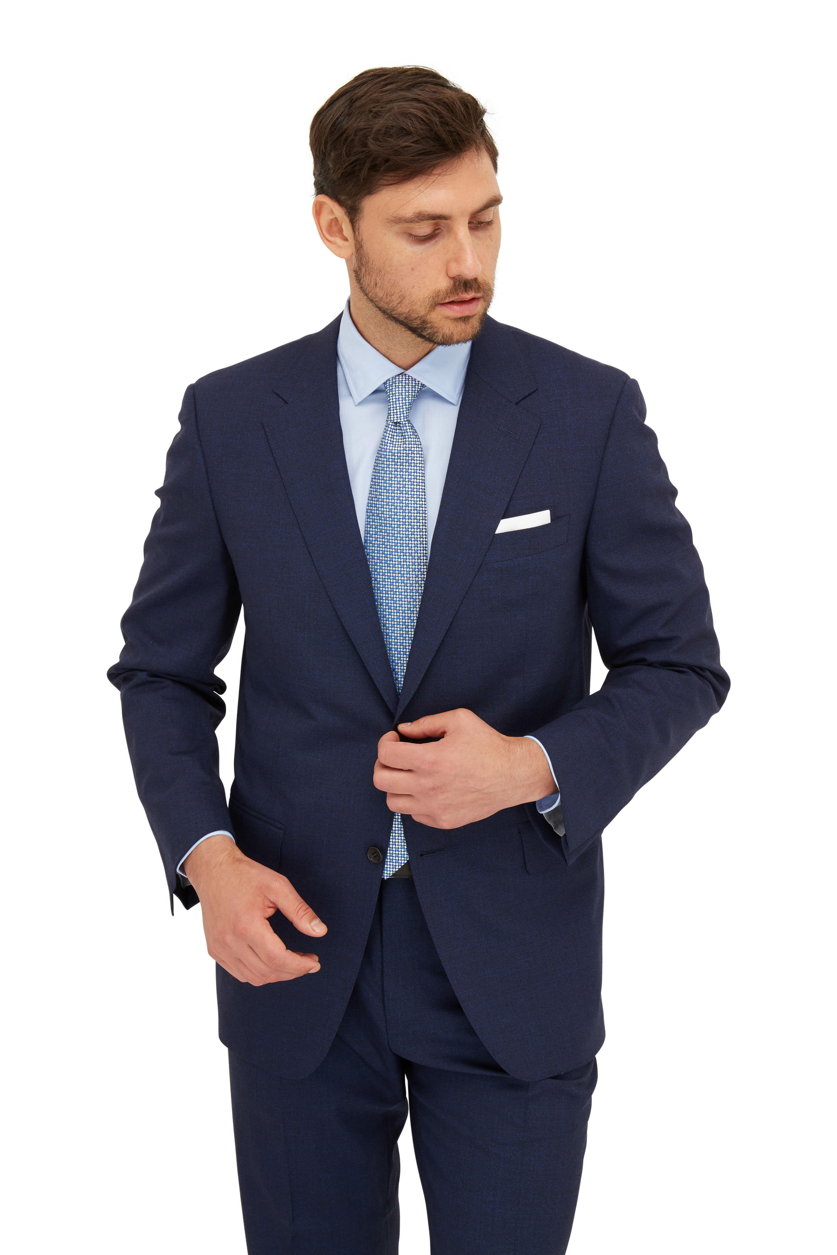 Bagutta - Light Blue Slim Fit Dress Shirt