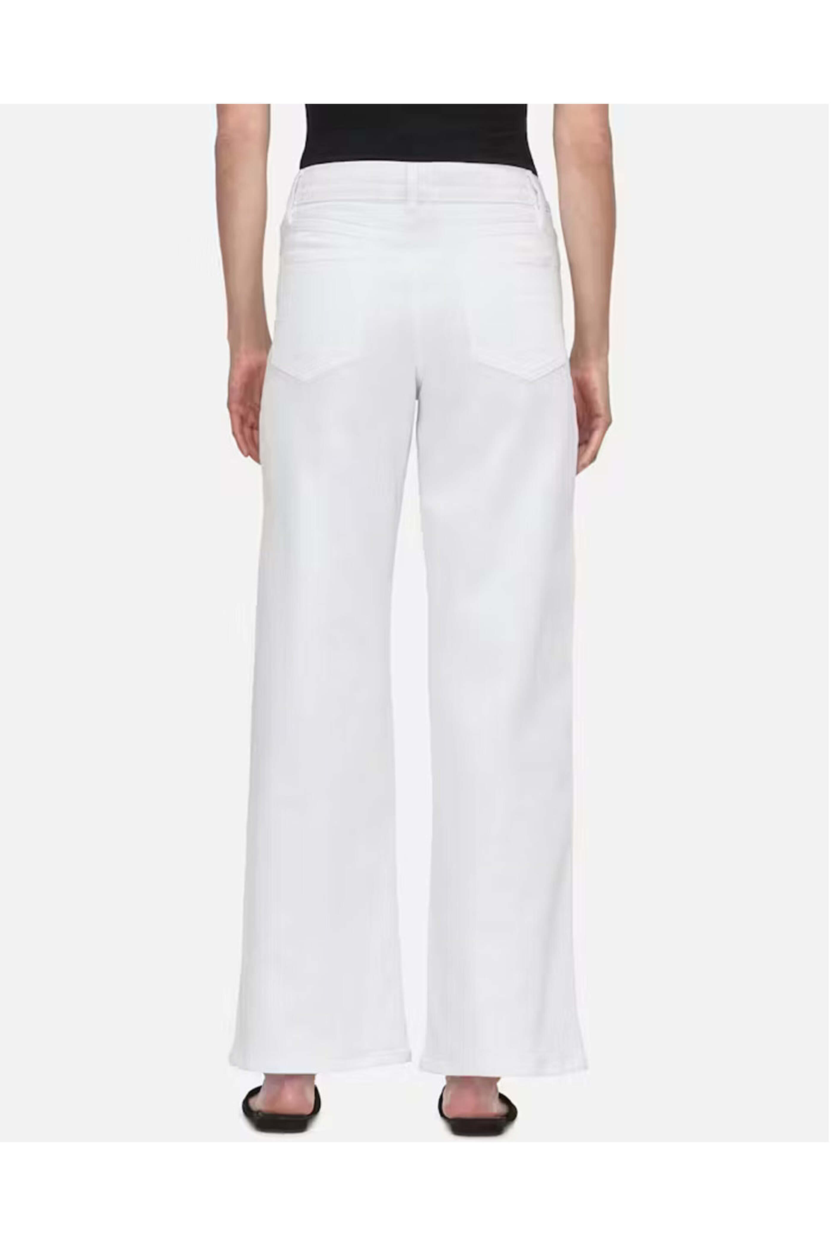 Frame - Le Slim Palazzo Pant in White