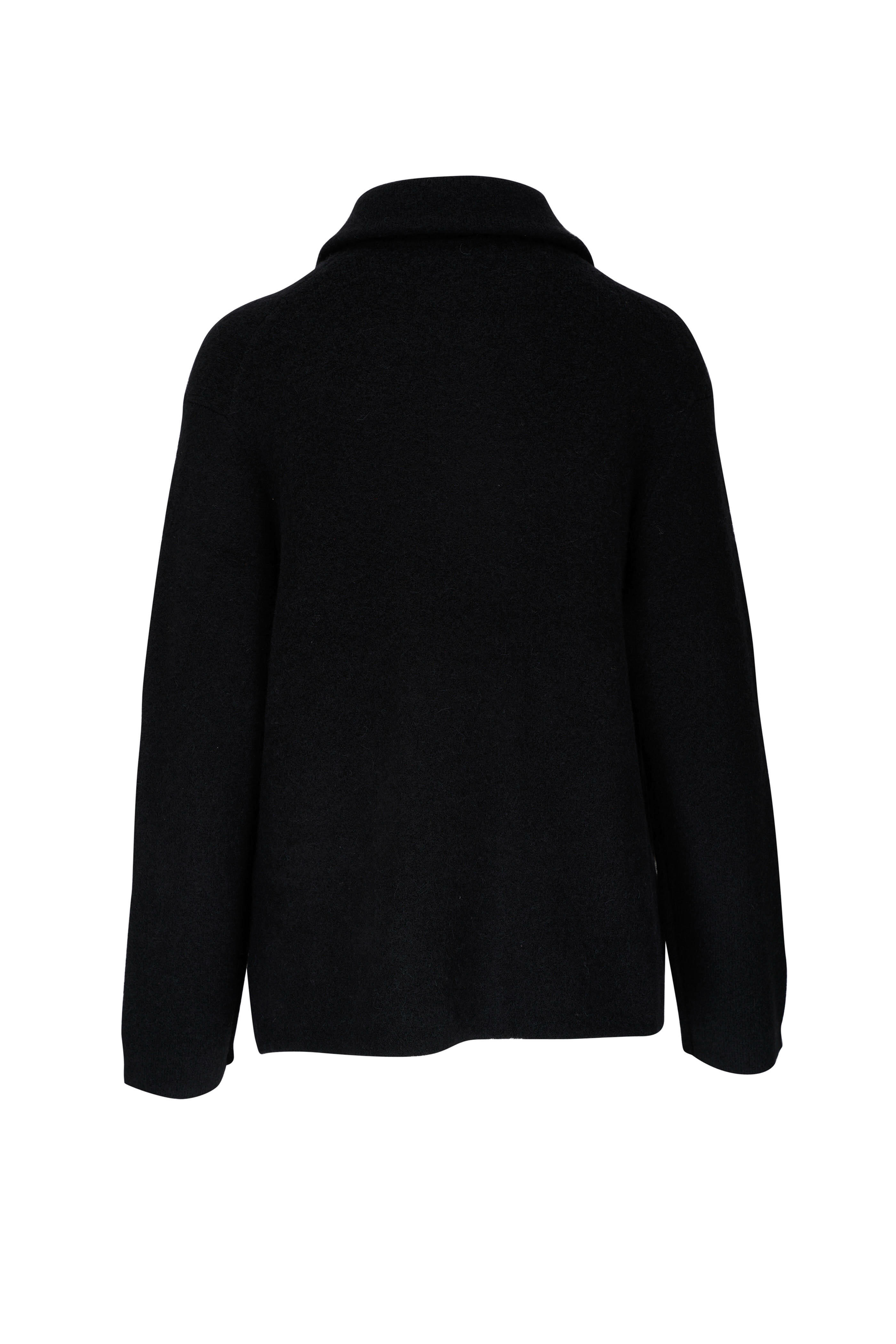 Vince - Black Collared Cardigan | Mitchell Stores