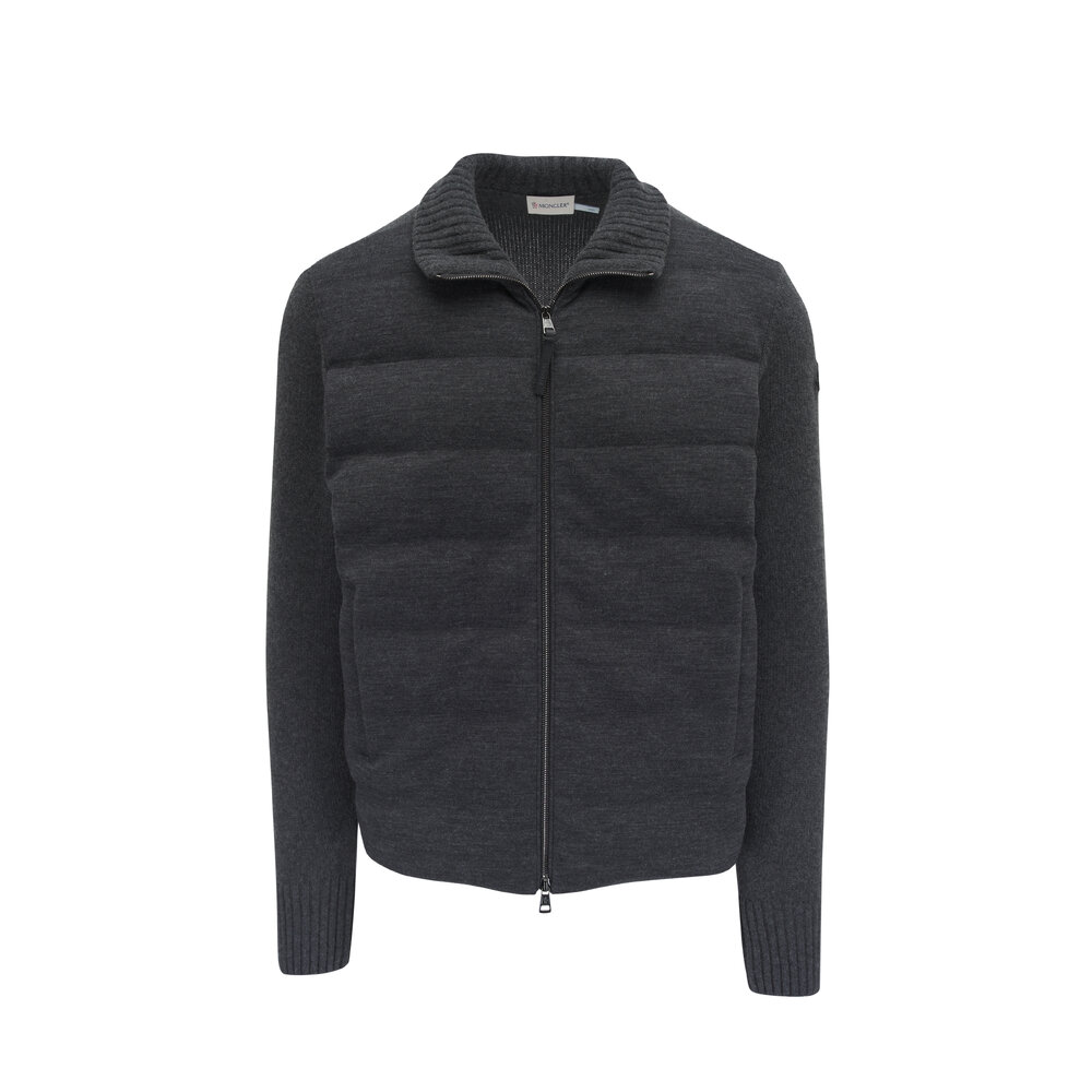 【MONCLER】Paddedウールパーカー Moncler Padded Wool Hoodie | REVERSIBLE