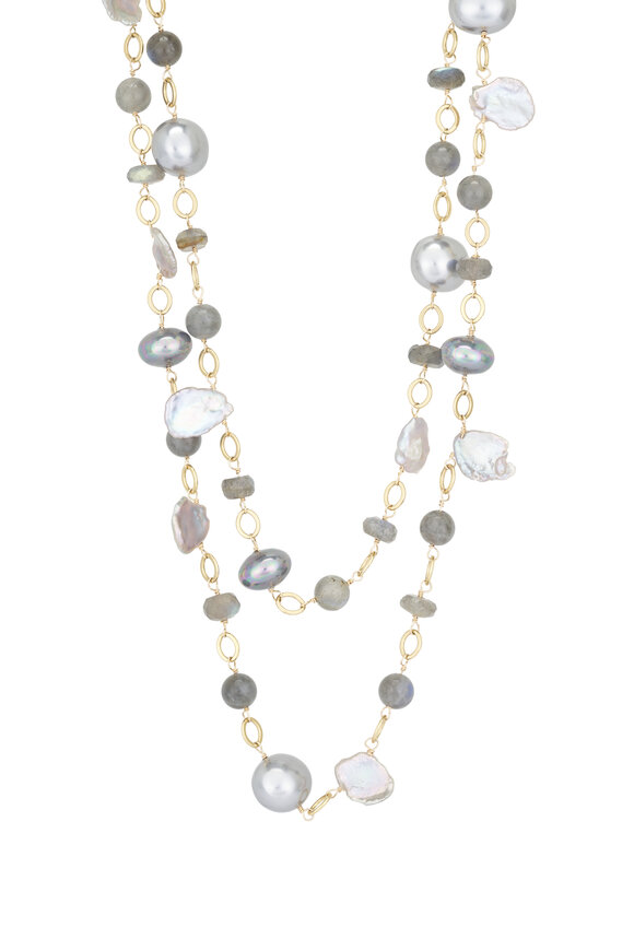 Cristina V. Long Hand Link Necklace - view 1