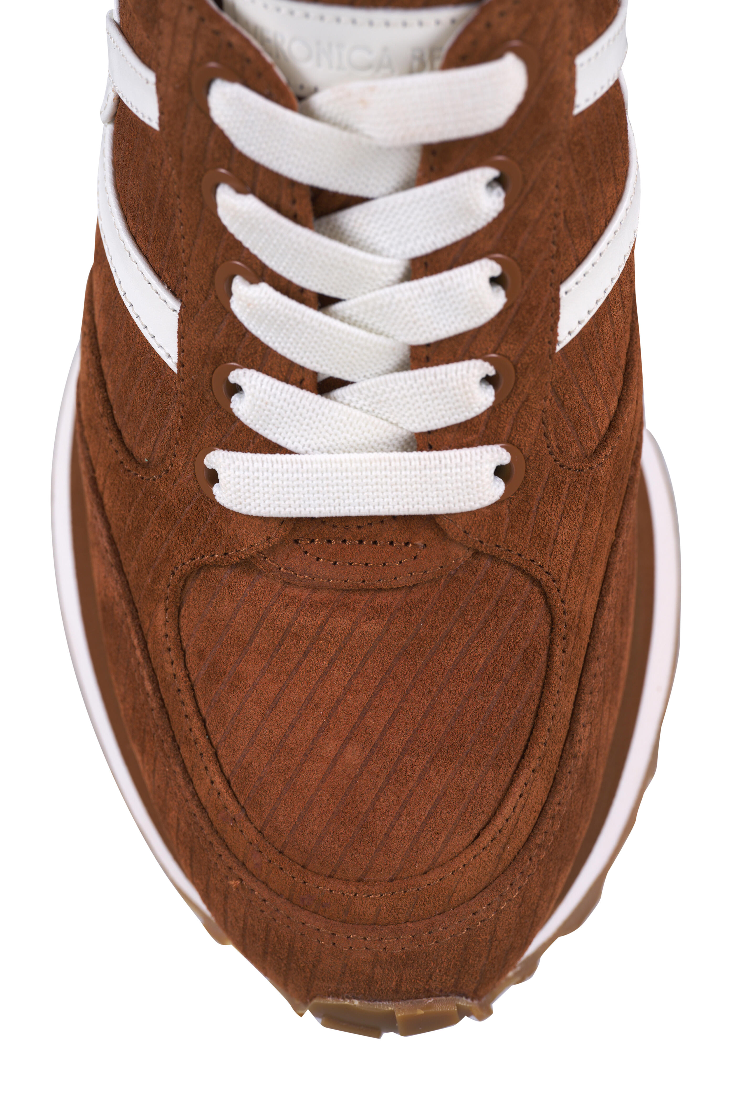 Veronica Beard - Valentina Hazelnut Corduroy Suede Sneaker