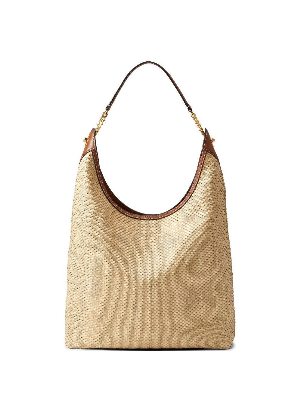 Veronica Beard - Jour Natrual Raffia Shoulder Bag