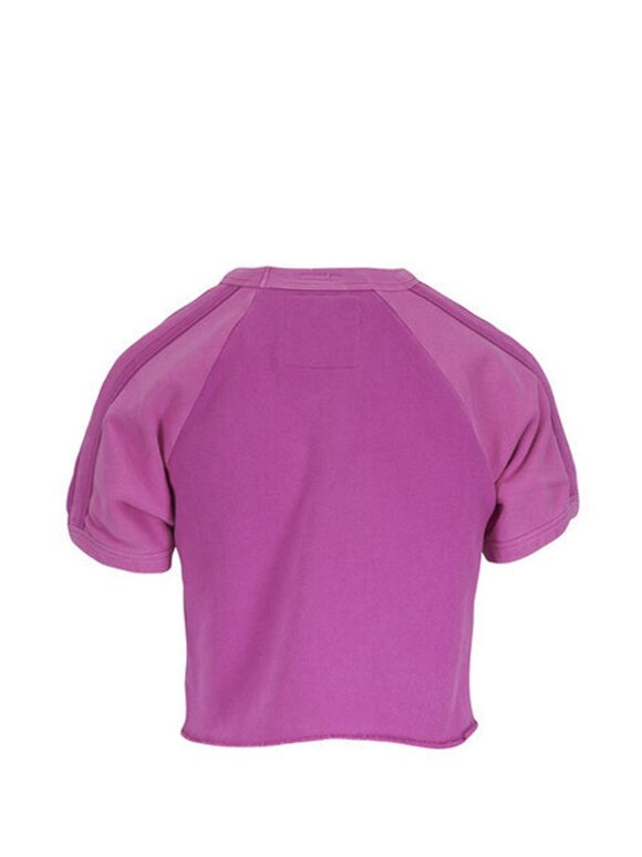 Mother The Half Cut Square Rose Quartz Raglan T-Shirt - view 3