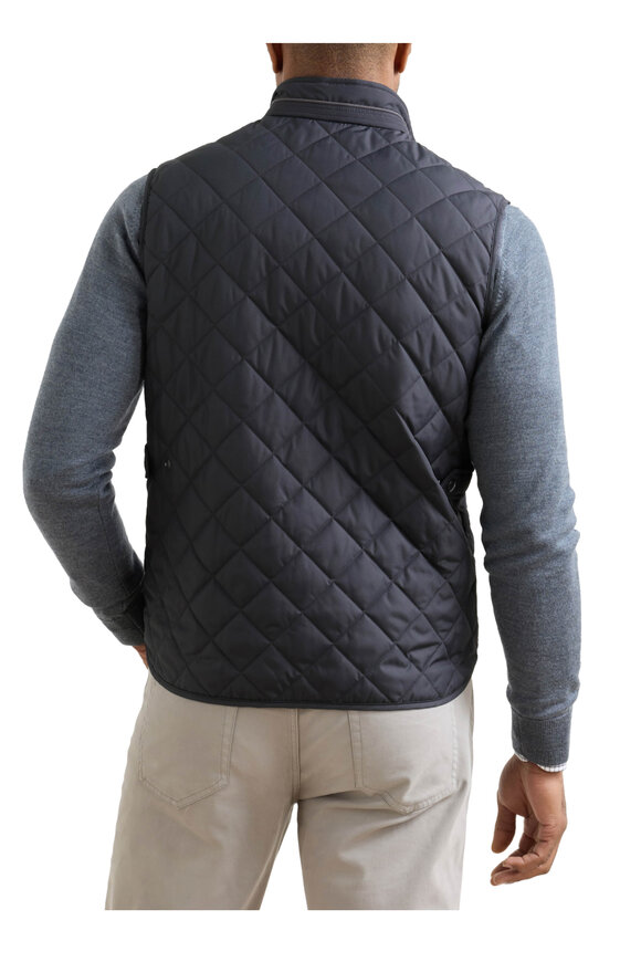 Peter Millar Essex Black Quilted Vest - view 3