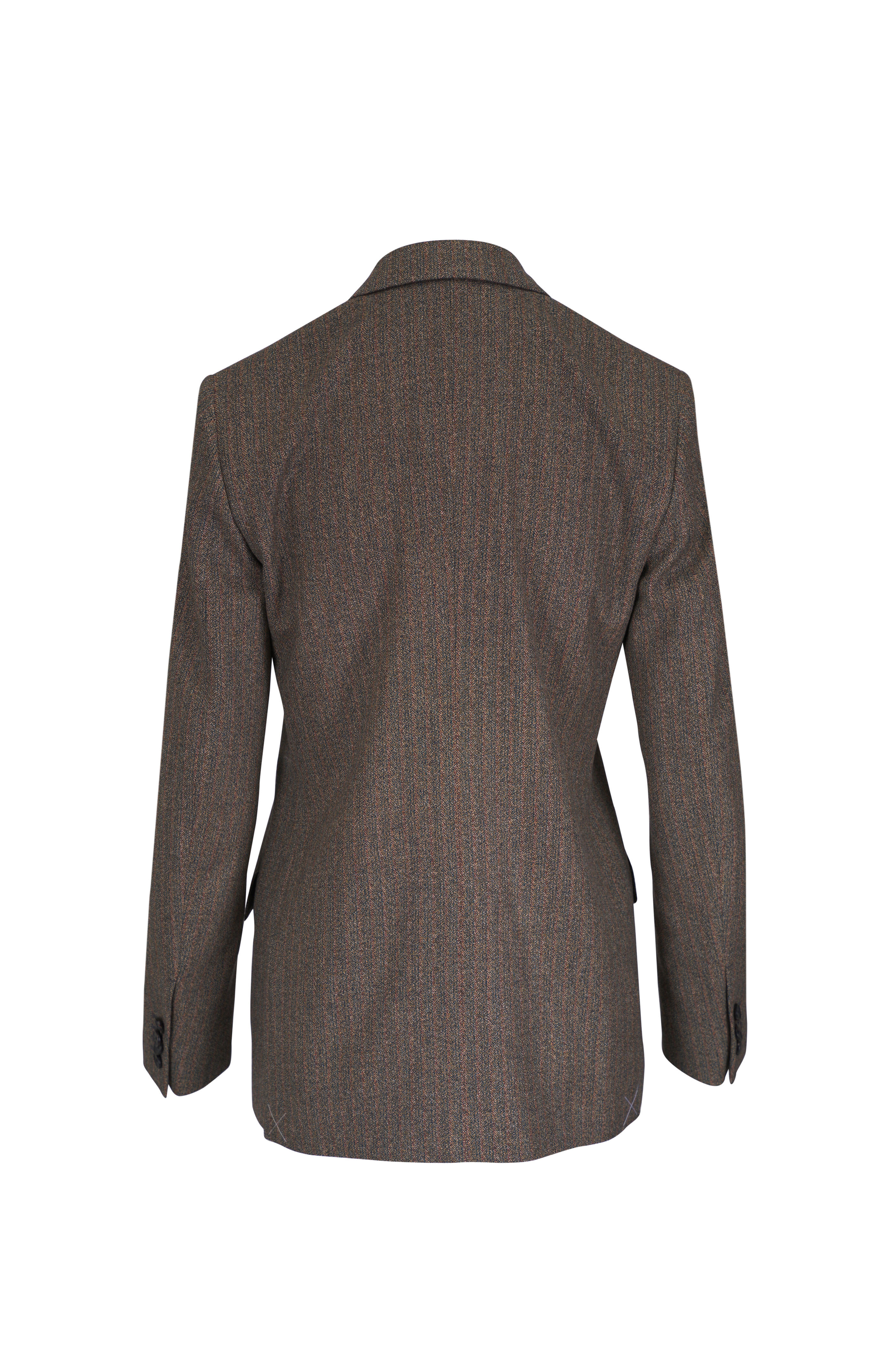 Loro Piana - Milano Brown Sand Bluette Wool & Cashmere Blazer