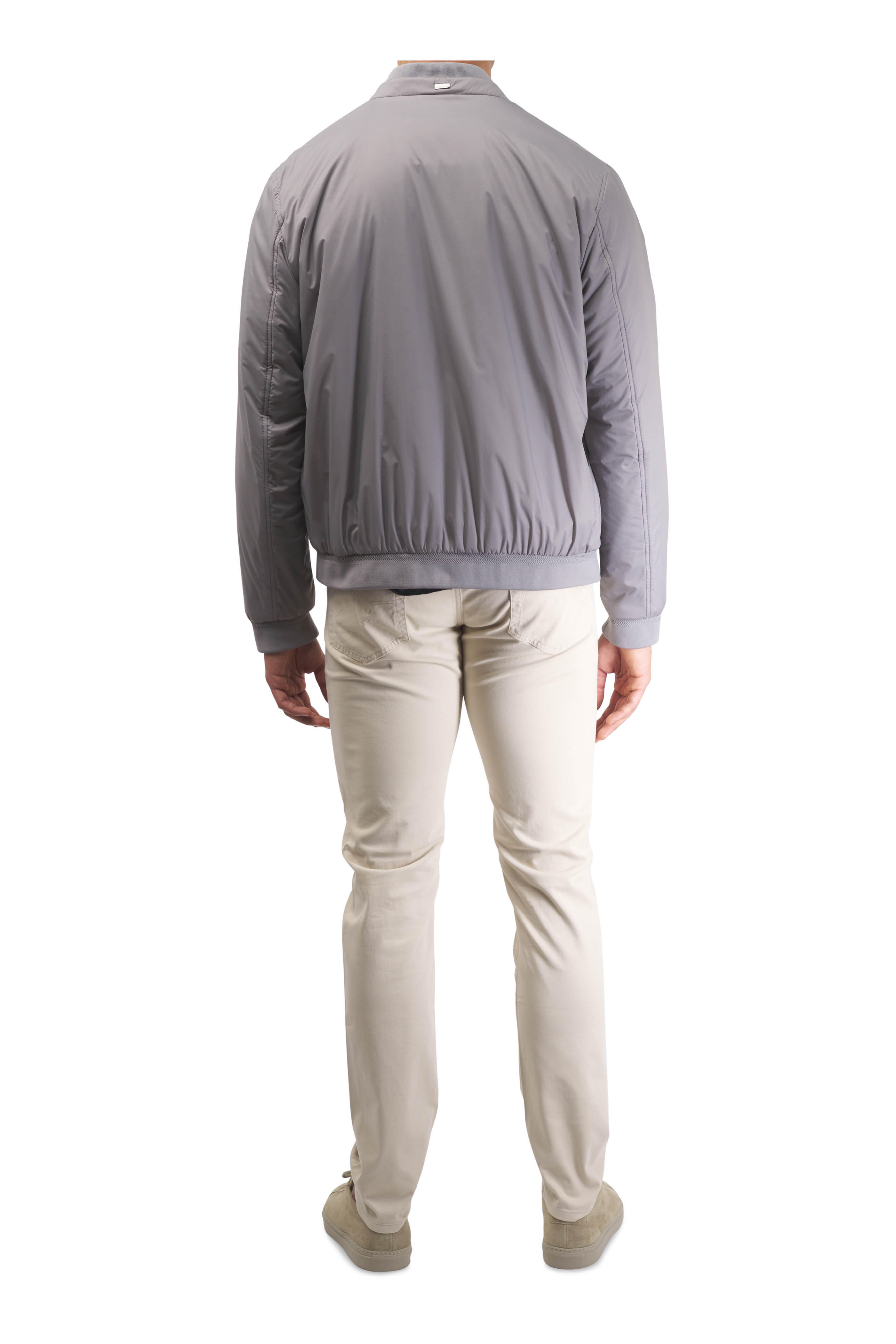 Herno - Gray Bomber Jacket