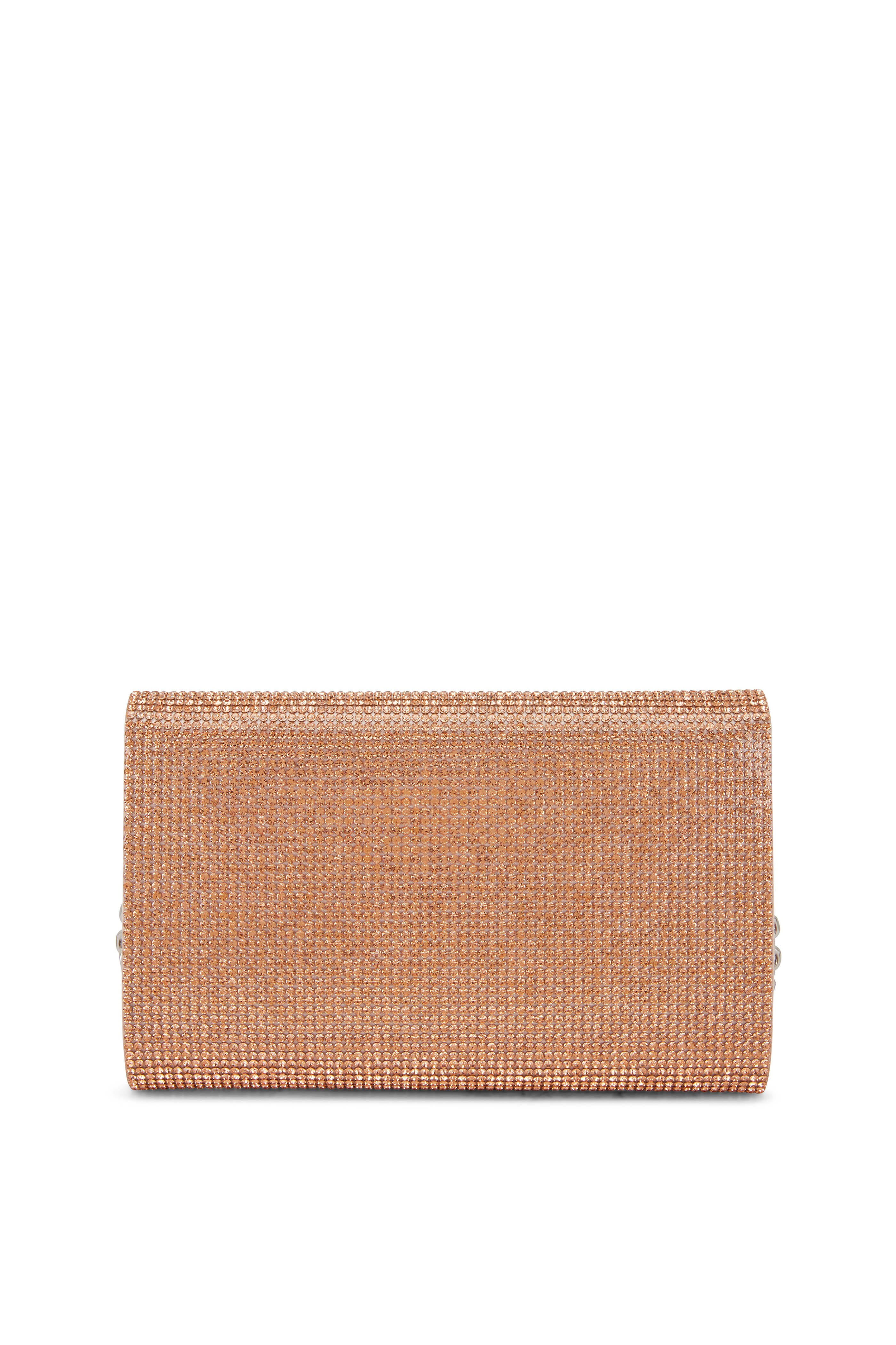 Judith Leiber Rose Crystal-embellished Clutch Bag in White