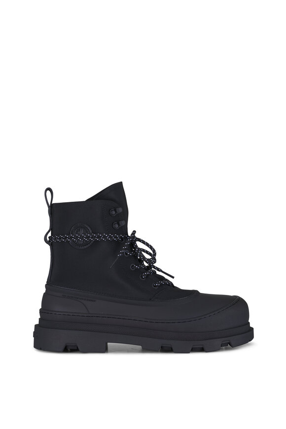 Moncler Vera Sheal Black Lace Up Boot - view 4