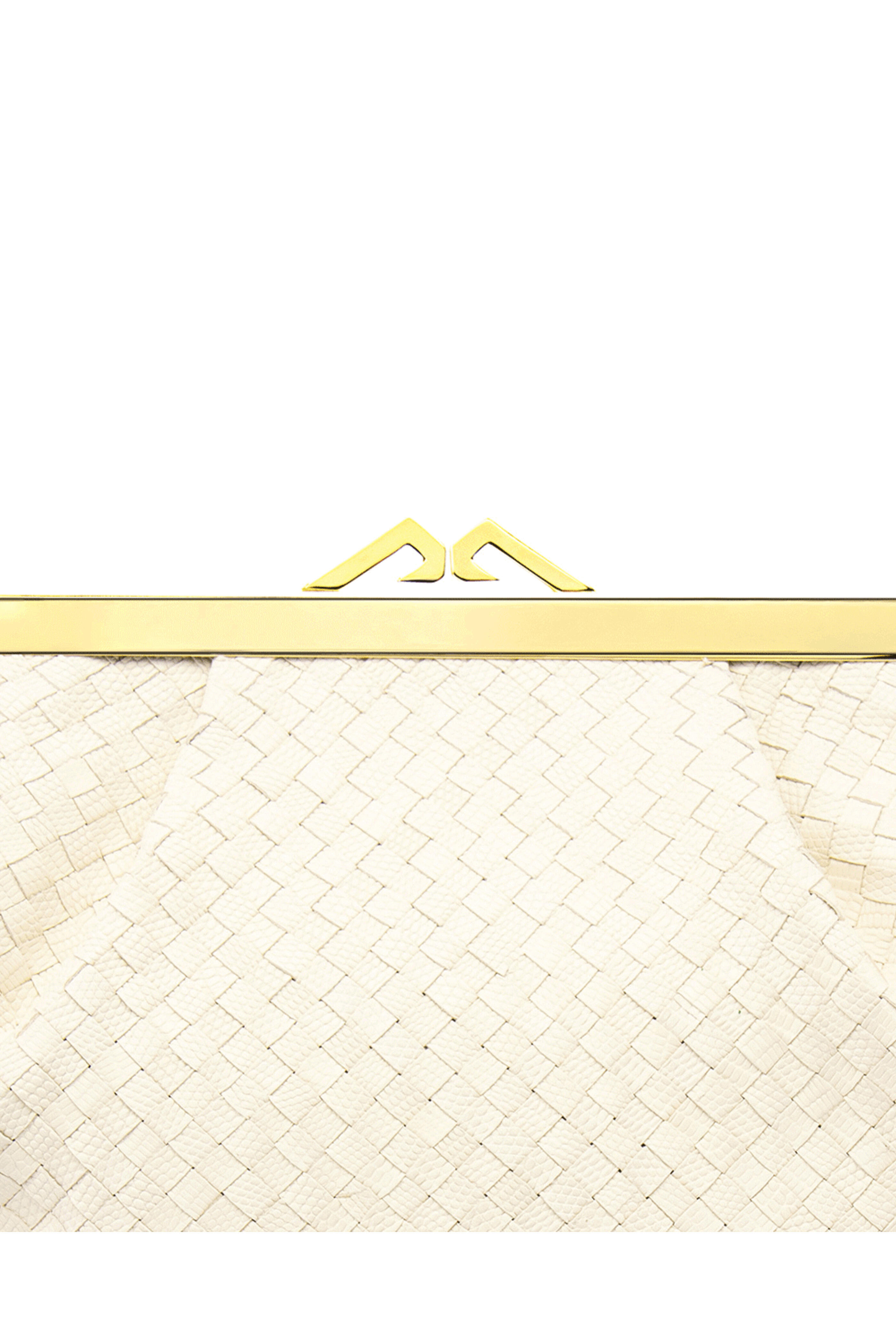 Maria Oliver - Natalia Clutch in Ivory