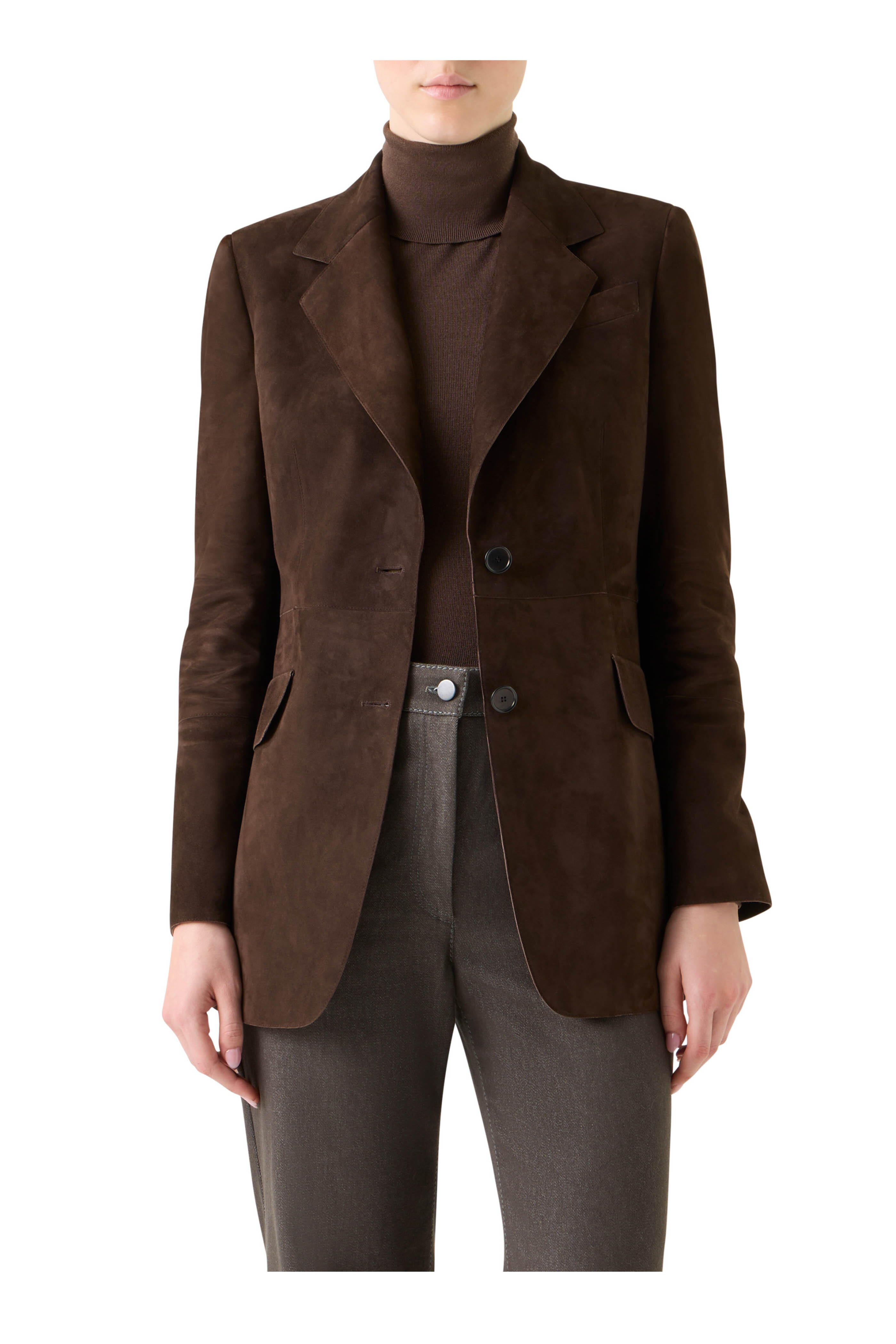 Akris Punto - Bark Suede Jacket