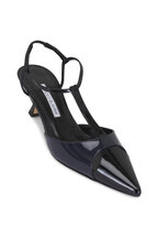 Manolo Blahnik - Kietta Medium Brown Leather Stiletto Pump, 70mm