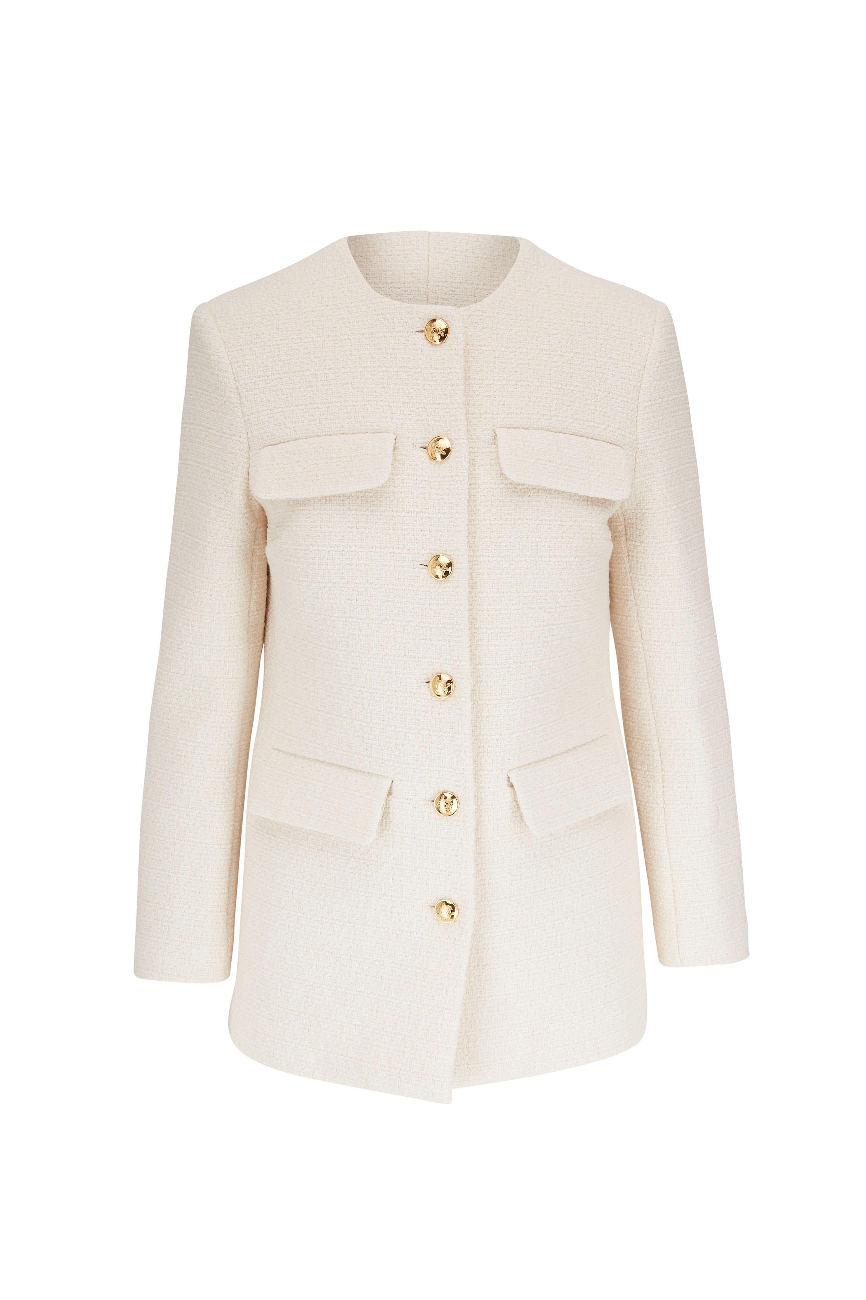 Nili Lotan - Gabrielle Ivory Tweed Jacket | Mitchell Stores