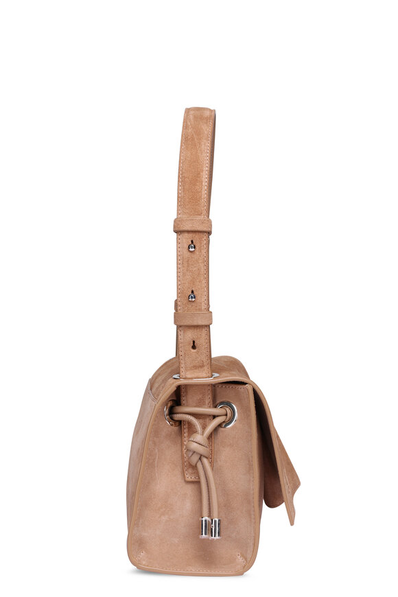 Christian Louboutin Small Baggy Lionne Suede Shoulder Bag - view 3
