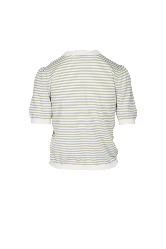 Frame The Sage Stripe Gather Sweater - view 2