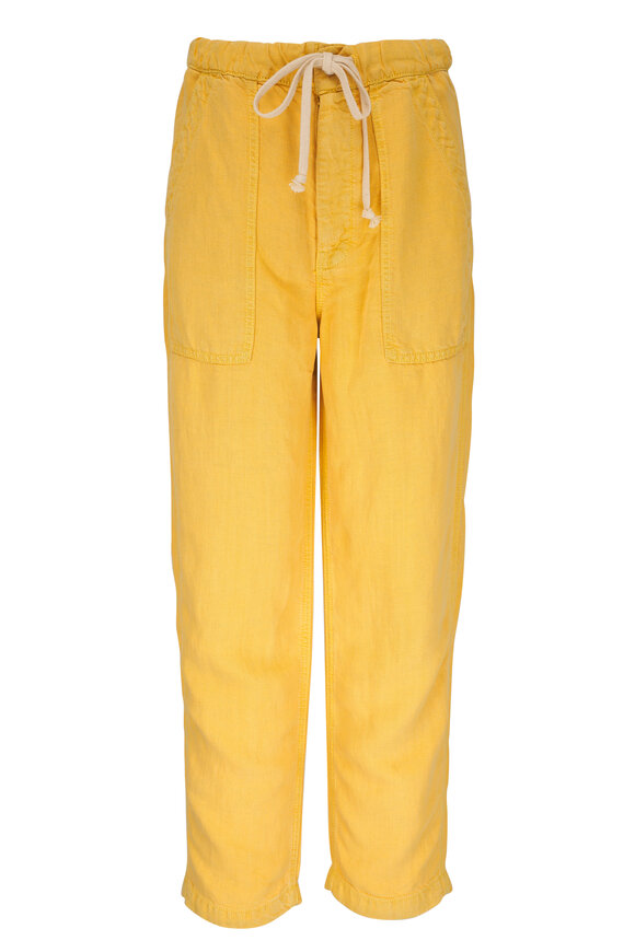 Mother Drawn Flax High-Rise Pant 