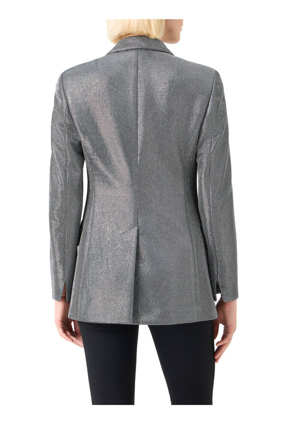 Akris Punto Strass Embellished Boyfriend Blazer - view 3