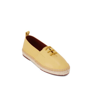 Loro Piana - Buttercup Leather Lace Up Espadrilles