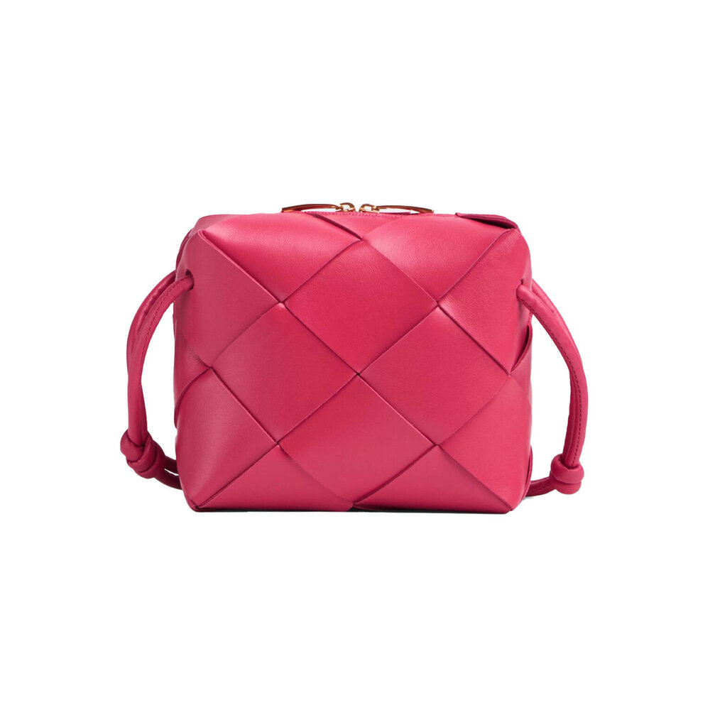Bottega Veneta - Mini Cassette Camera Bag in Cranberry