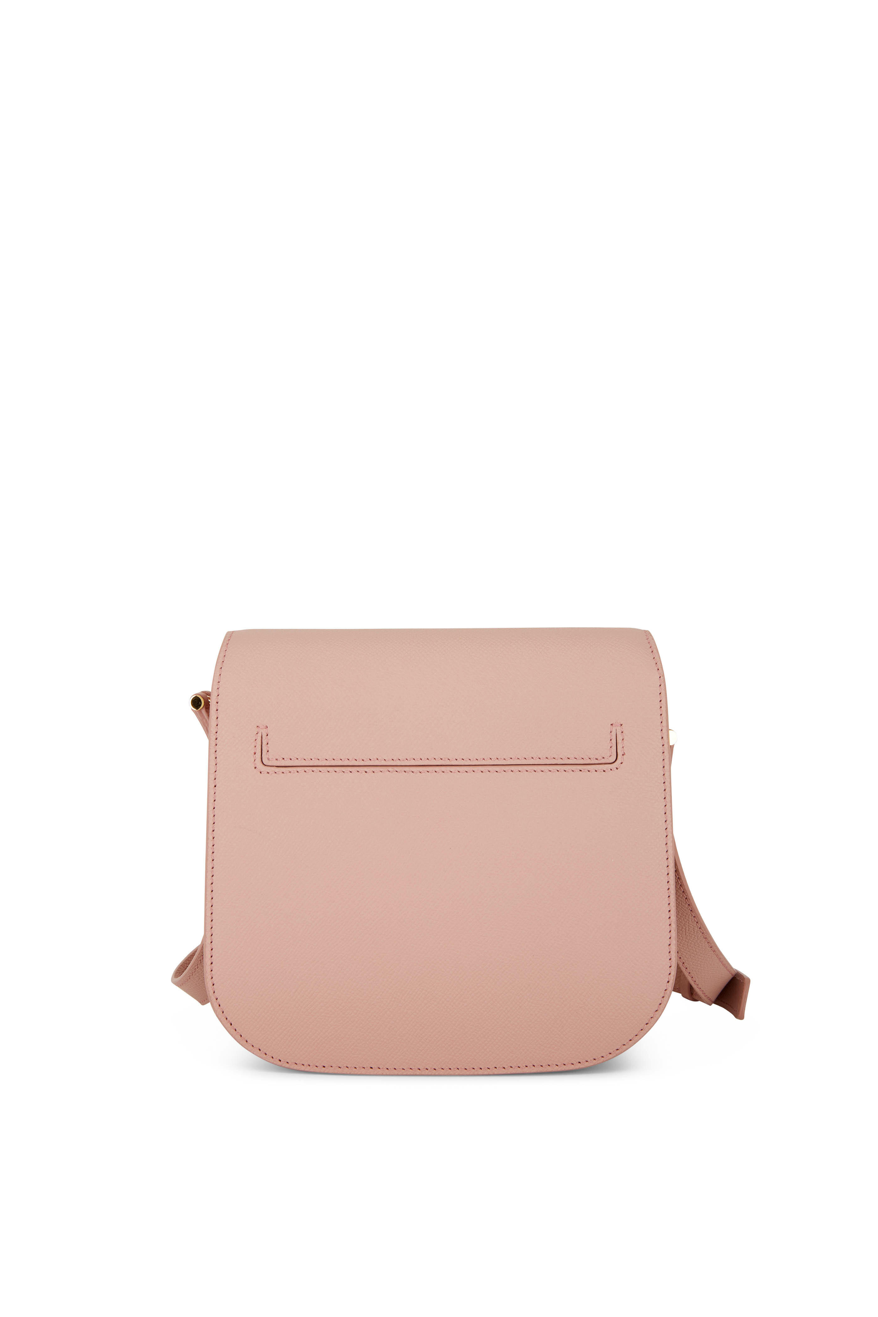 Tom Ford - Tara Dusty Pink Leather T Clasp Mini Crossbody