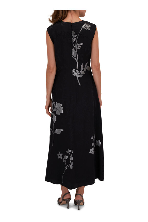 Lafayette 148 New York - Flora Bloom Metallic Jacquard Dress 