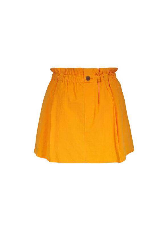 Vince Apricot Cotton Pull-On Skort - view 1