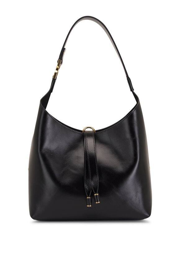 Chloé - Small Marcie Black Leather Hobo Bag 