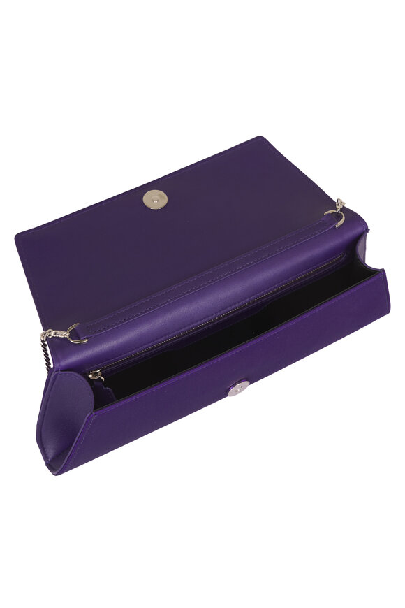 Akris Small Anouk Amythyst Trapezoid Clutch - view 4