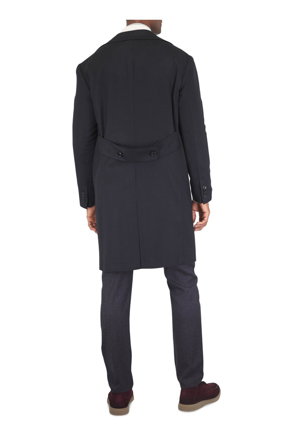 Santoni Digits Burgundy Suede Mid Top Boot - view 4