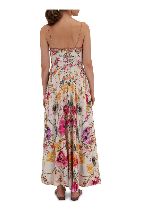 Camilla - Destiny Calling Tie Front Maxi Dress 