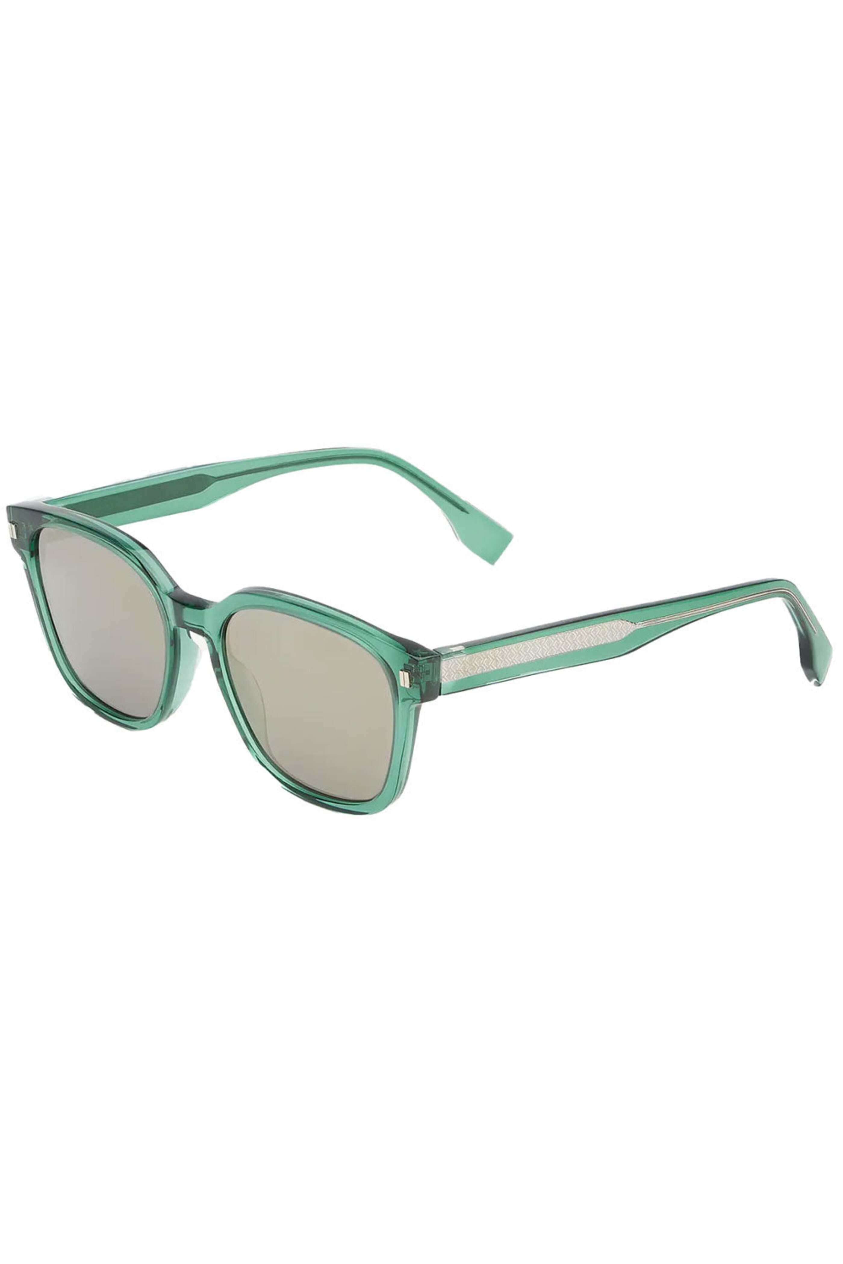 FENDI グリーン スクエアサングラス Fendi Sunglasses - Square Acetate Sunglasses in Green