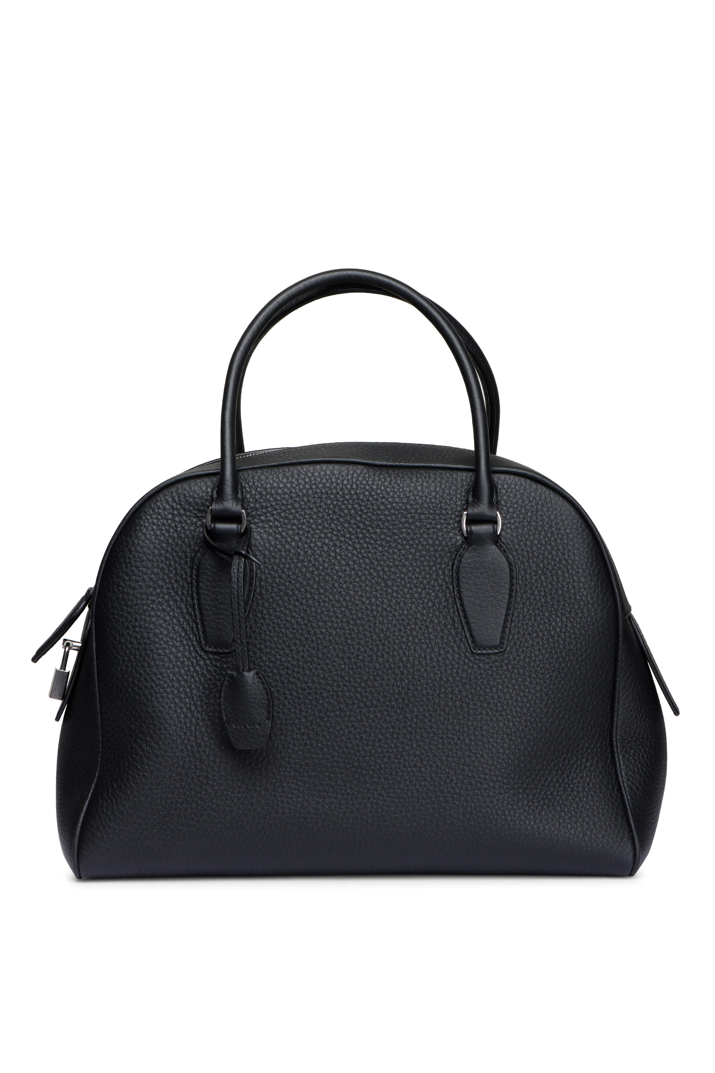 The Row - India 12.00 Black Leather Top Handle Bag - view 1