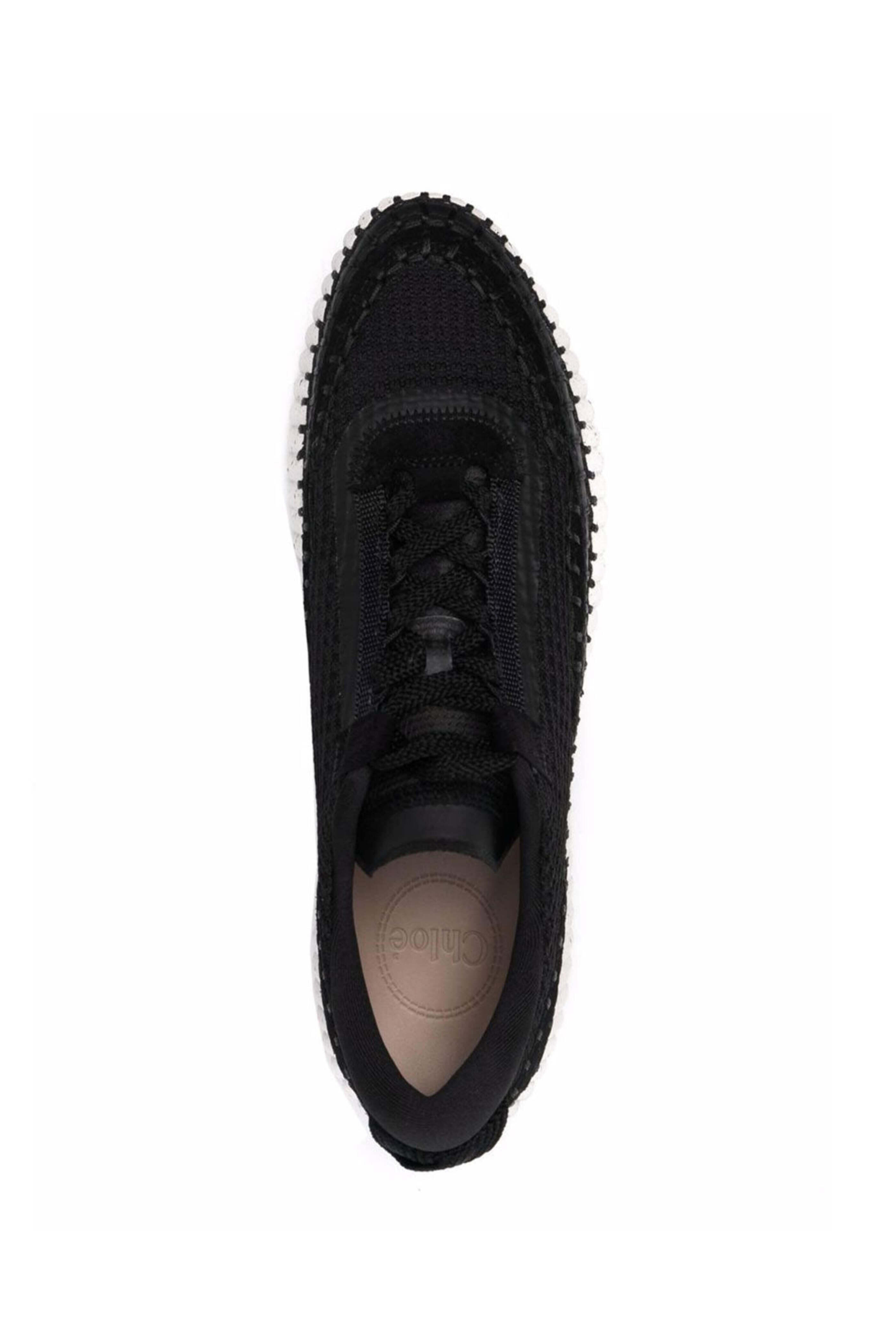 Chloé - Nama Mesh Sneaker in Black | Mitchell Stores
