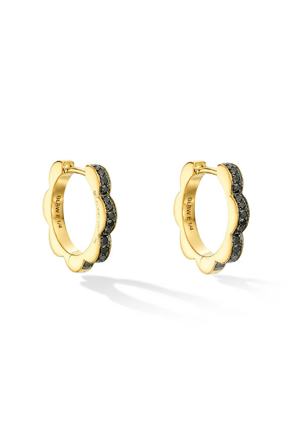 Cadar 18k Yellow Gold Small Bloom Hoop Earrings