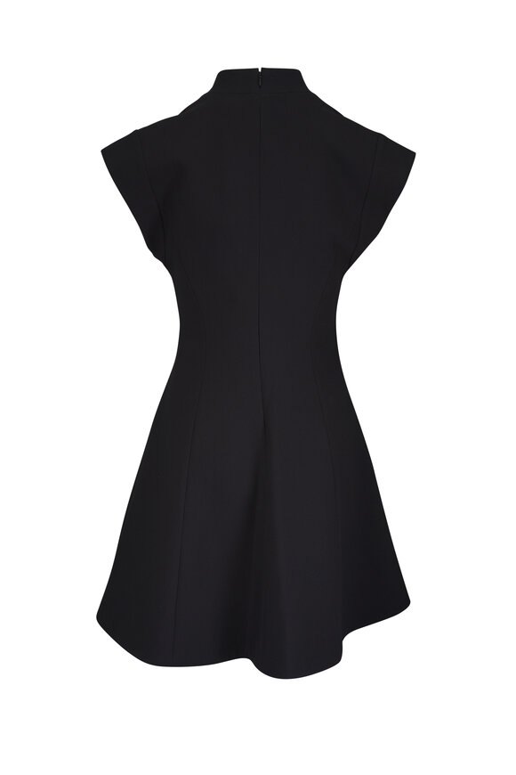 Lela Rose Black Fishing Lures Embroidered Twill Dress - view 3