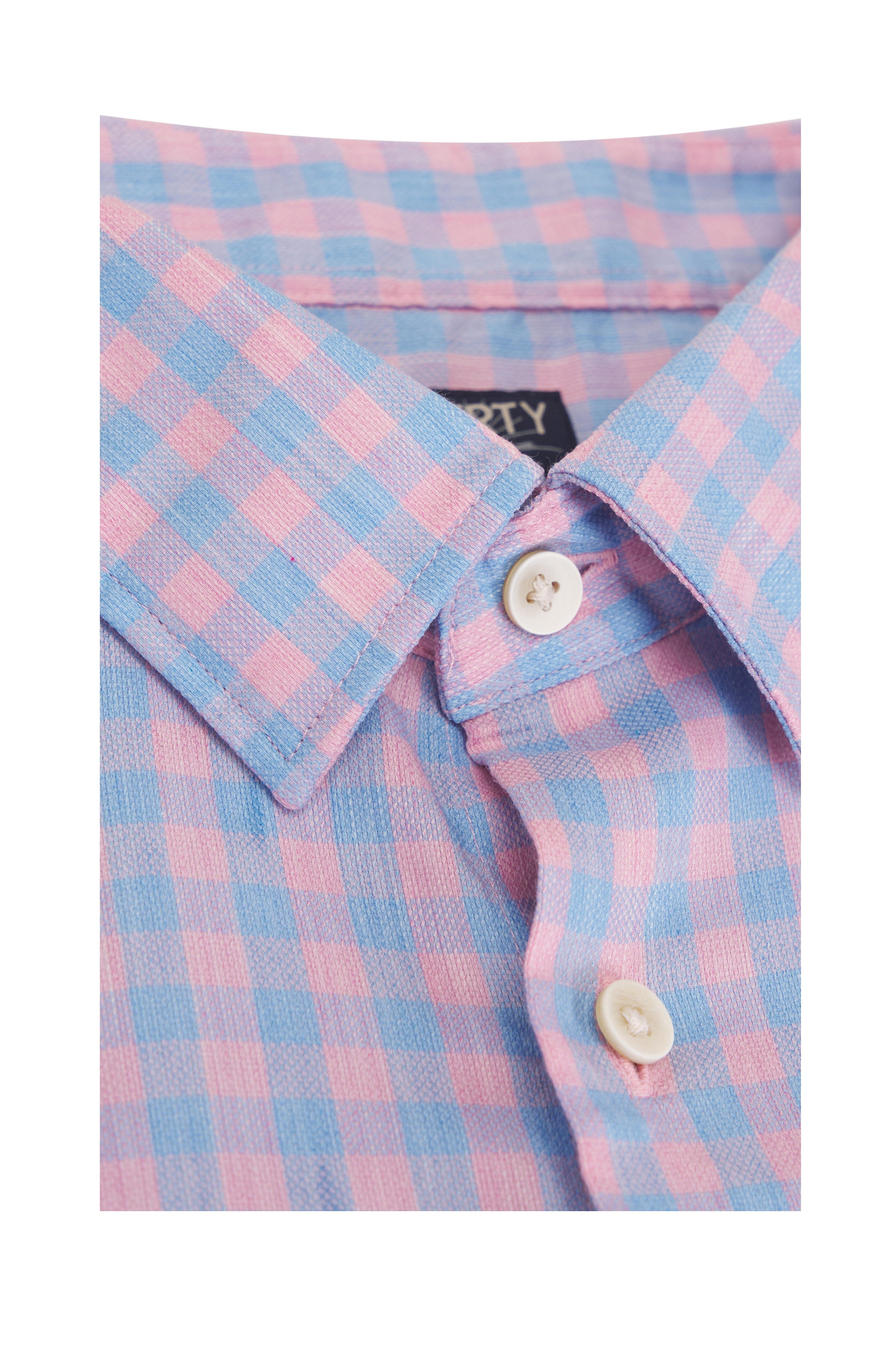 Faherty Brand - Movement™ Monterey Coral Sky Gingham Shirt