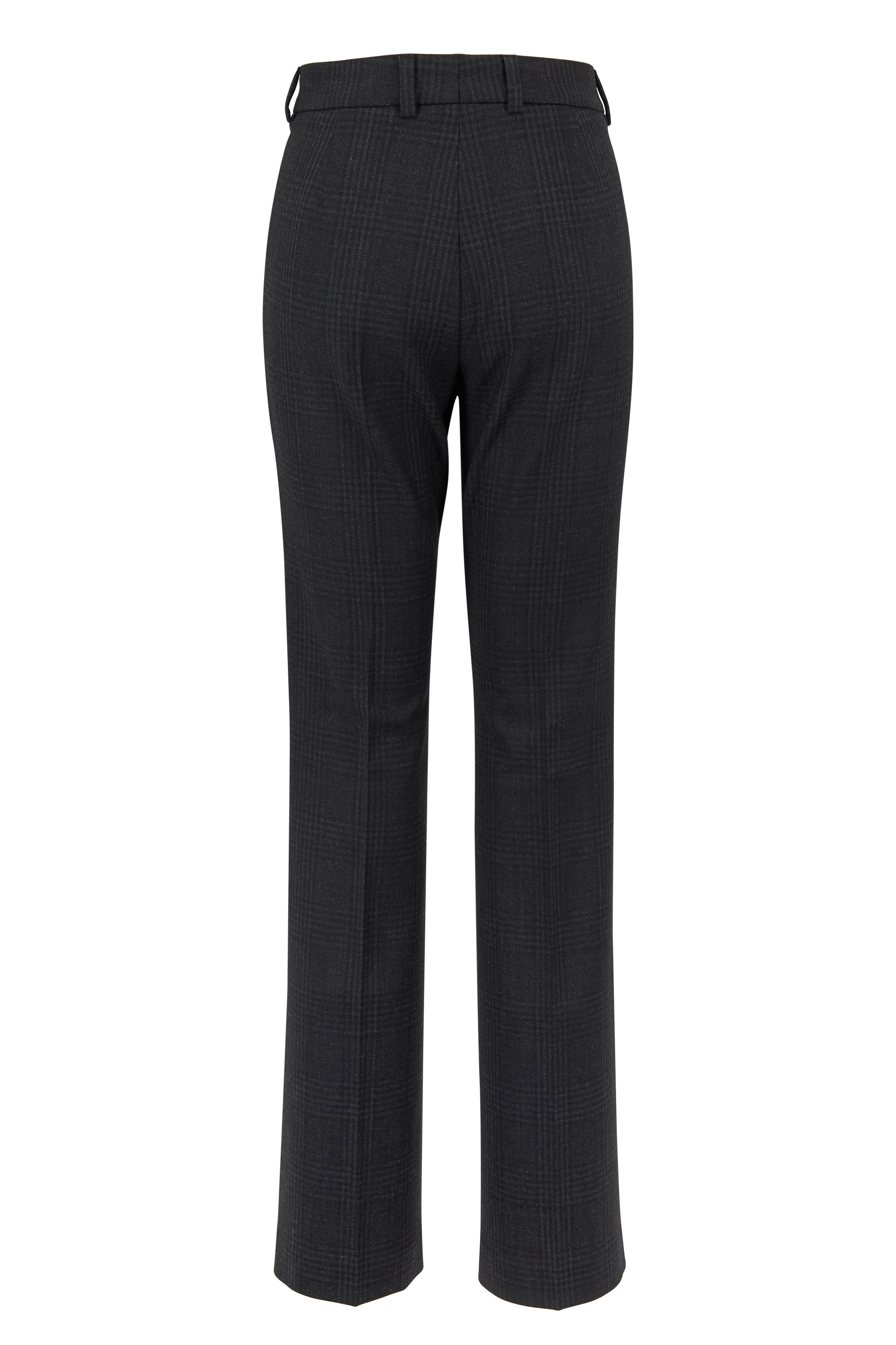 Bogner - Lika Gray Stretch Wool Plaid Pant