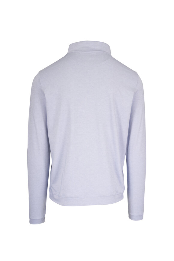 Peter Millar Albatross Slate Quarter Zip Pullover - view 2
