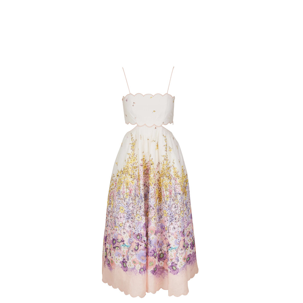 chinese dress ladies Jude Scallop Midi Dress  Petite Chrie