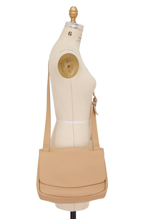 The Row - Mailbag Light Cuir Grained Leather Small Bag