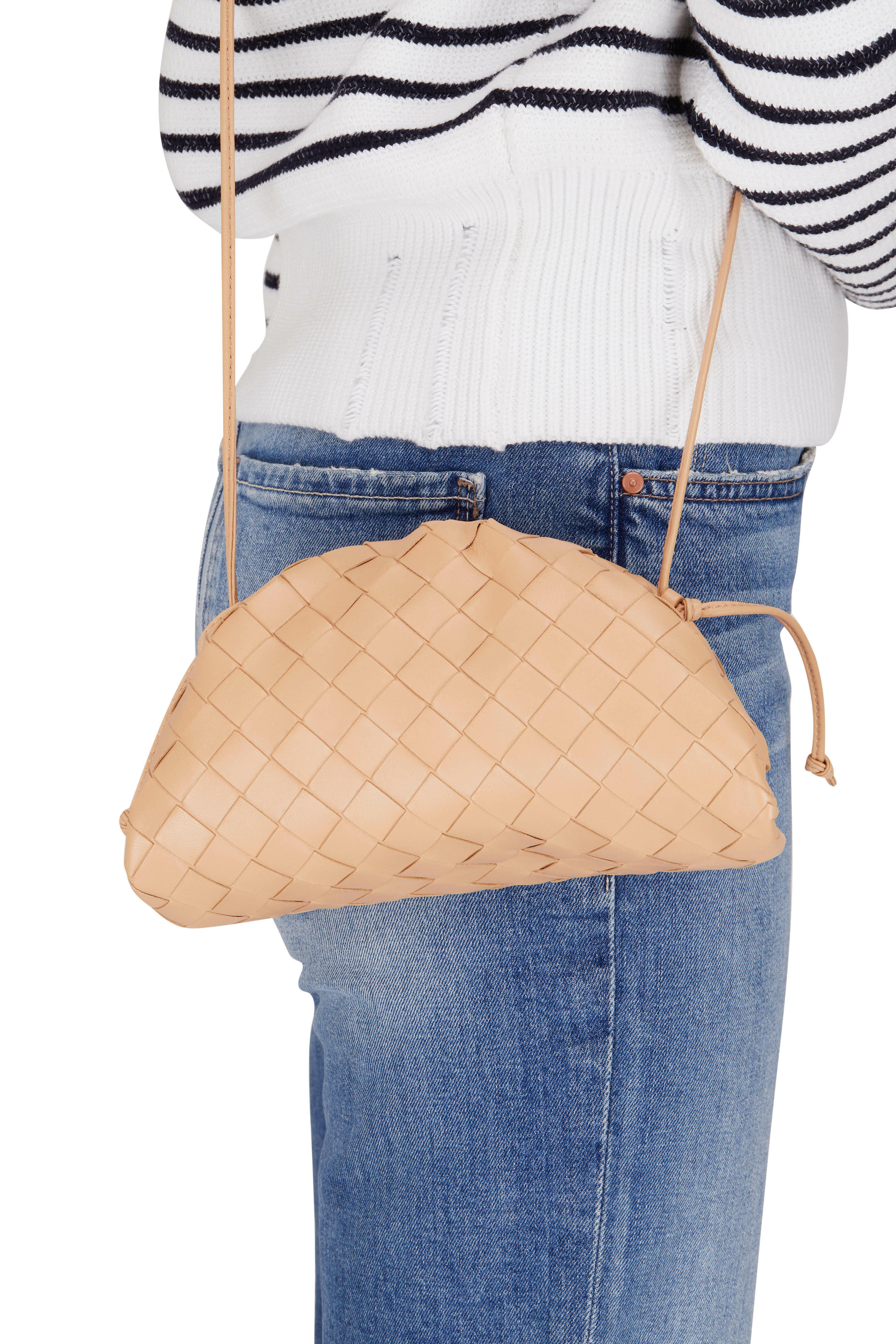 Bottega Veneta - Mini Almond Pouch Crossbody Bag