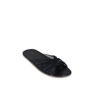 The Row - Sara Black Slide | Mitchell Stores
