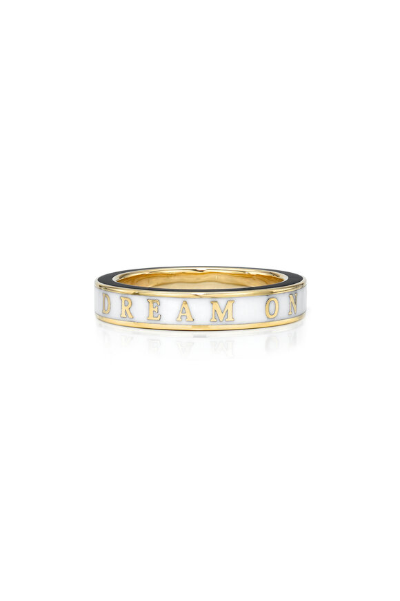 Dru 14k Yellow Gold Diamond "Dream On" Band - view 1
