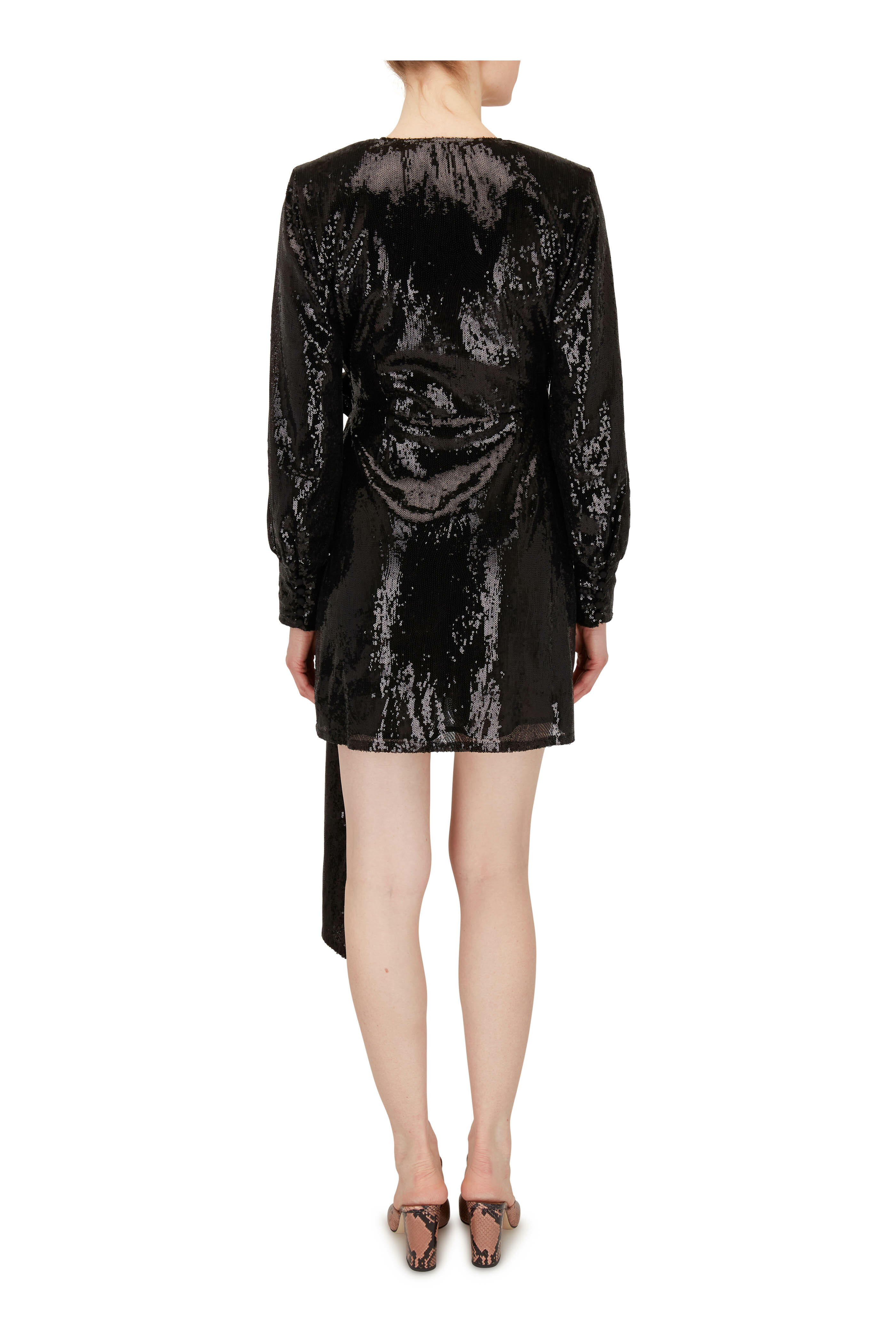 Paris Texas - Blush Python Embossed Chunky Heel Mule, 80mm