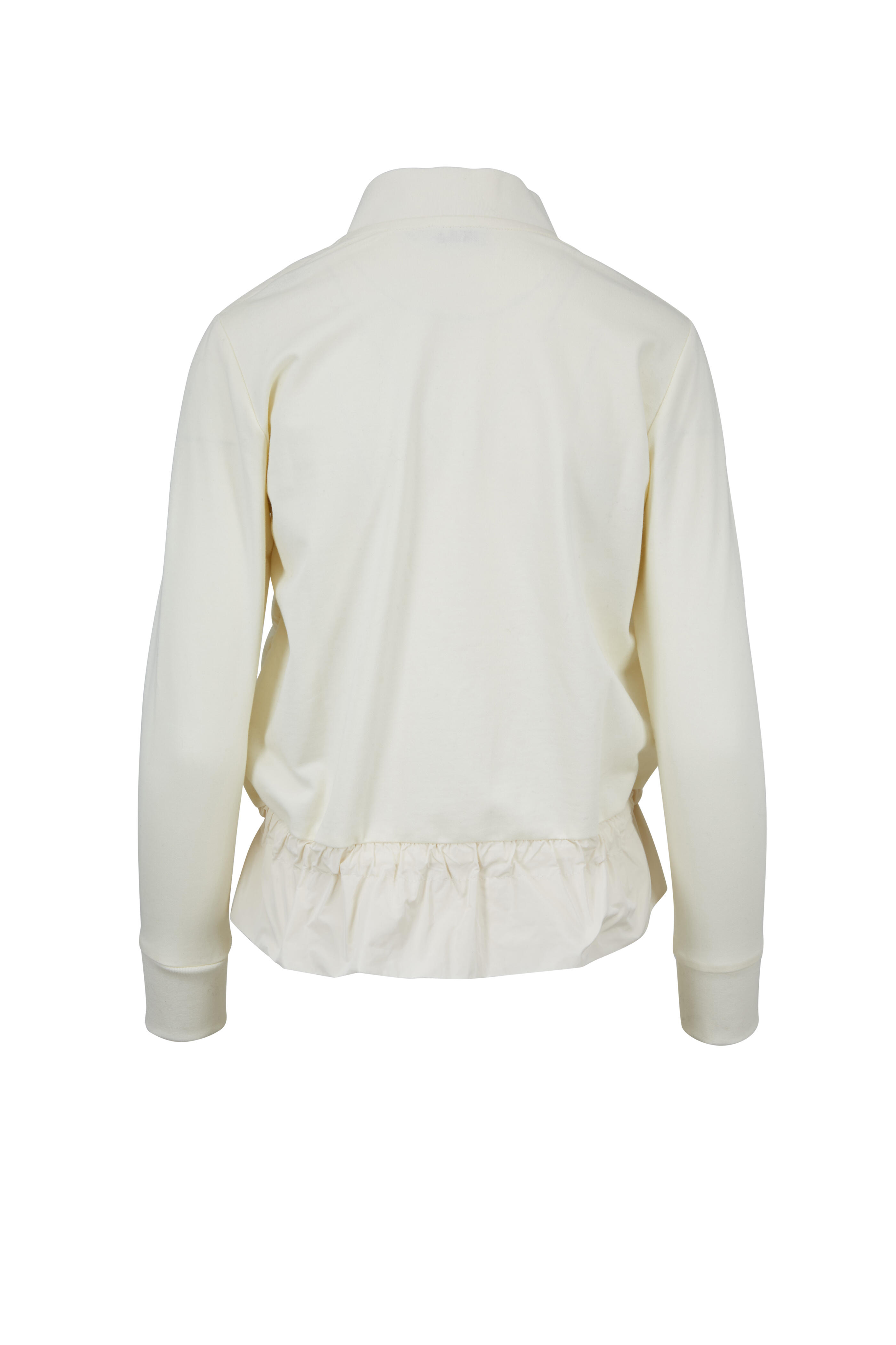 Moncler ruffle hem store jacket