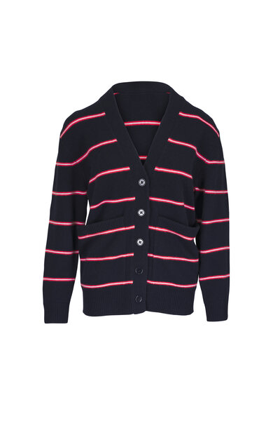 Miu Miu - Multicolor Fair Isle Plaid Wool Cropped Sweater